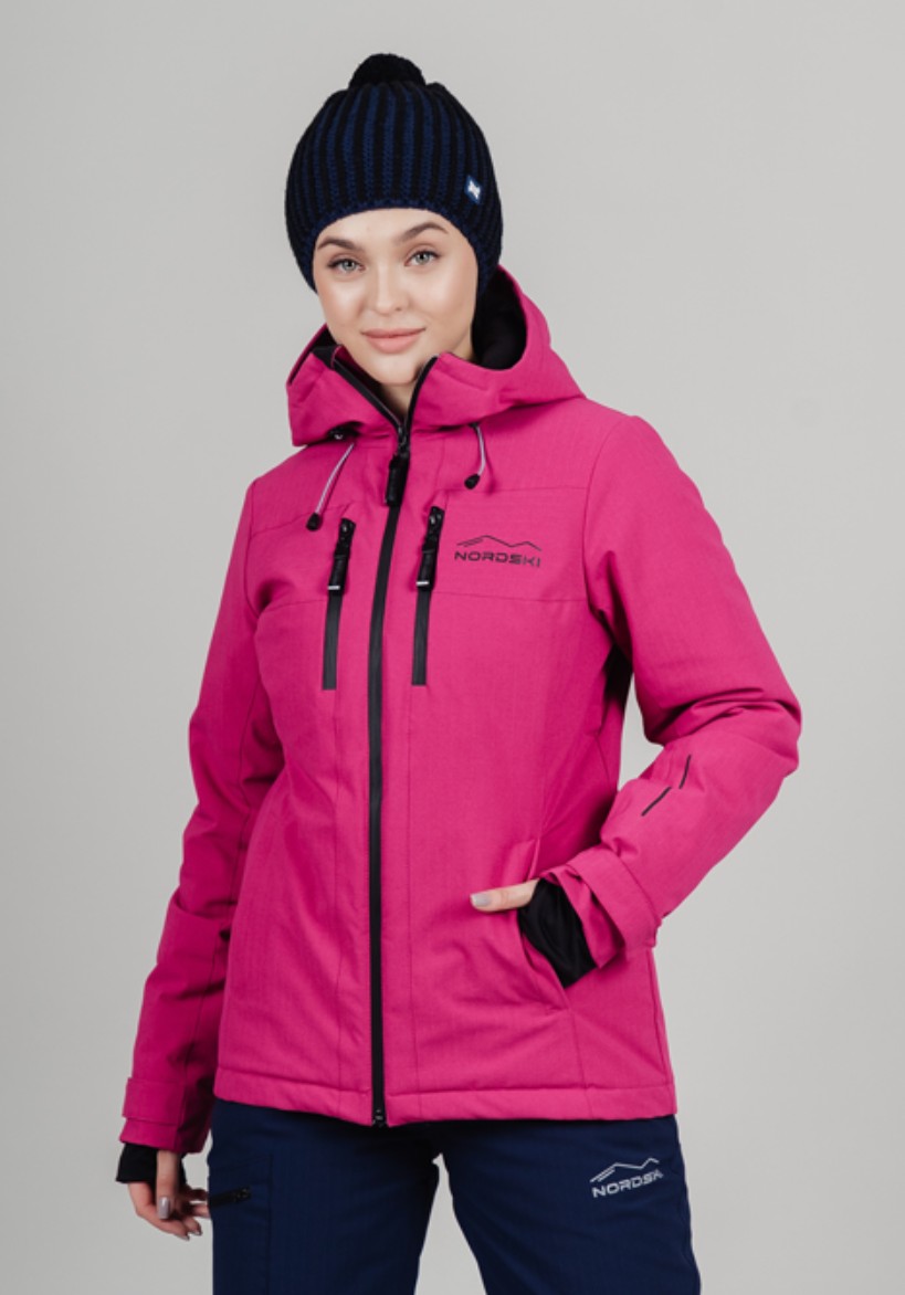 Куртка горнолыжная женская Nordski Lavin 2.0, NSW945 (40-M, фуксия) Куртка горнолыжная женская Nordski Lavin 2.0, NSW945 (40-M, фуксия)