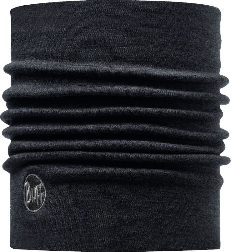 Изображение бандана buff heavyweight merino wool solid black 110963  в интернет-магазине Travers