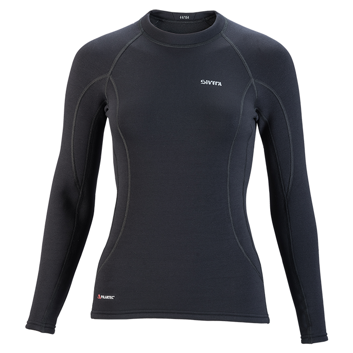 Джемпер т/б жен. Sivera СНОУИ (Ж) POLARTEC POWER STRETCH PRO 240 g/m2  (44/164, чёрный)