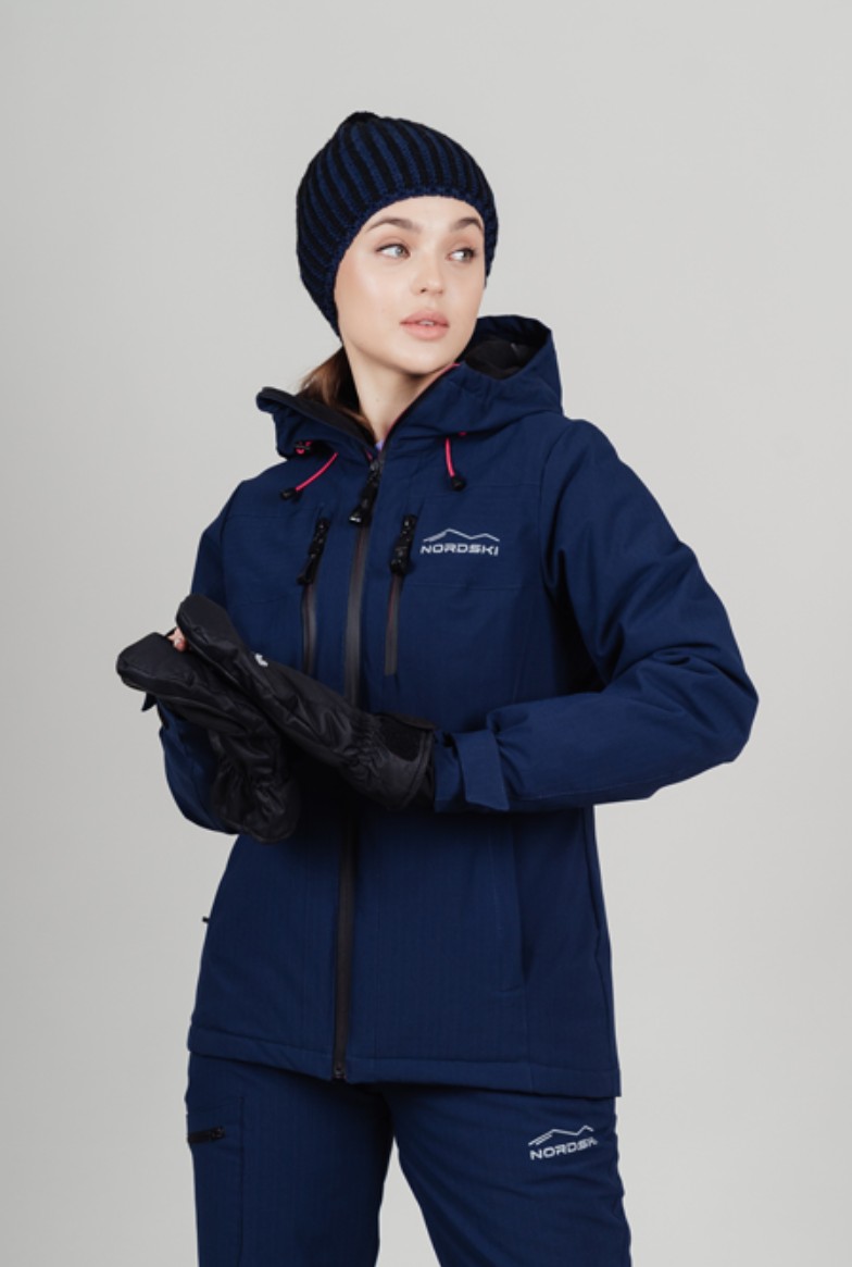 Куртка горнолыжная женская Nordski Lavin 2.0, NSW945 (40-M, темно-синий) Куртка горнолыжная женская Nordski Lavin 2.0, NSW945 (40-M, темно-синий)