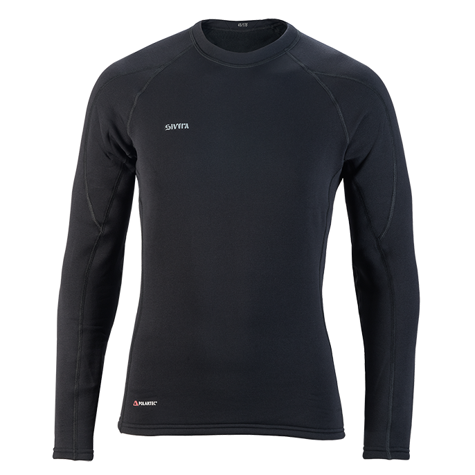 Джемпер т/б муж. Sivera СНОУИ (М) POLARTEC POWER STRETCH PRO 240g/m2  (чёрный, 50/182)
