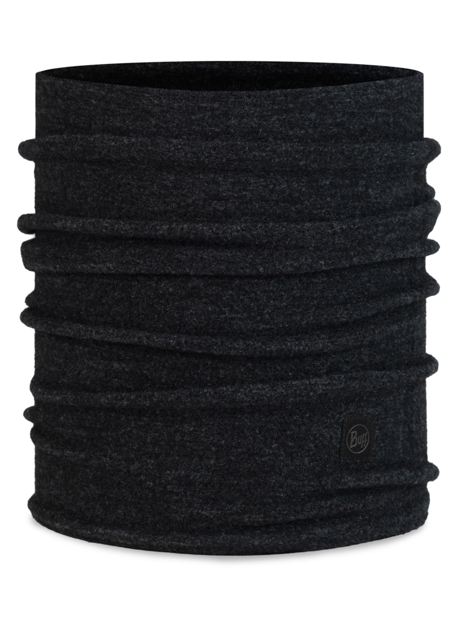 Изображение бандана buff merino fleece solid black в интернет-магазине Travers
