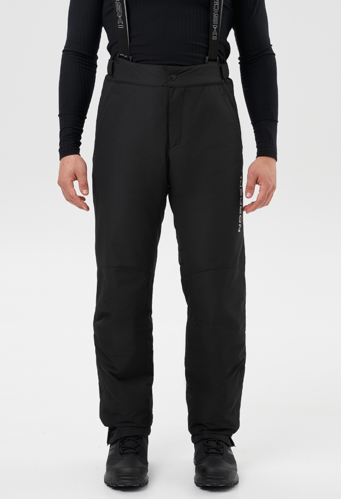 Изображение брюки утепленные мужские nordski mount black nsm203100 в интернет-магазине Travers