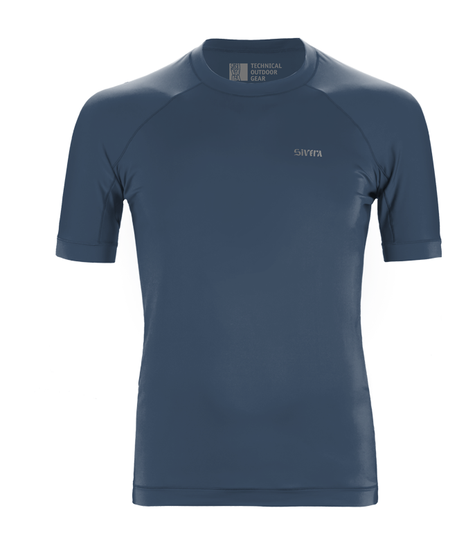 Фуфайка т/б муж. Sivera ГОДОБЛЬ К(М) PONTETORTO DRYFAST POLYGIENE 107 g/m2 (52/182, посейдон)