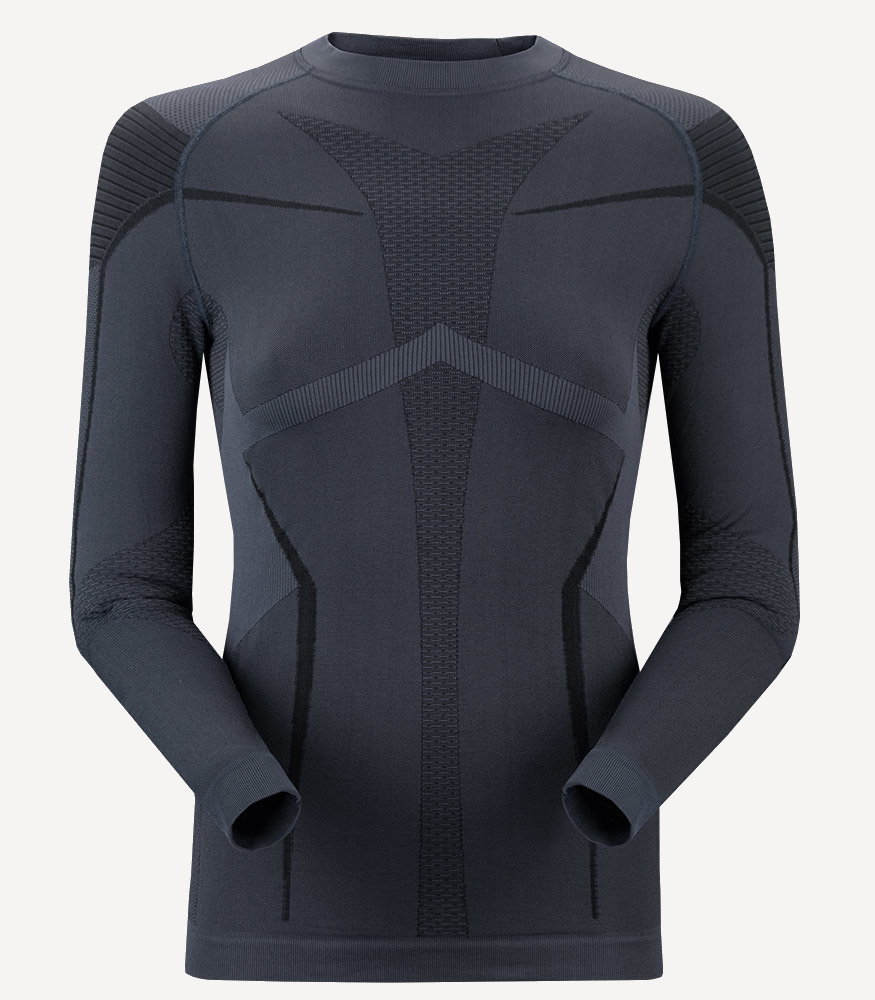 Джемпер  т/б Ягра  (ж) 60% SoftAir / 35% DryArn / 5% Lycra ПРЕДЗАКАЗ (42-46/164, графит)