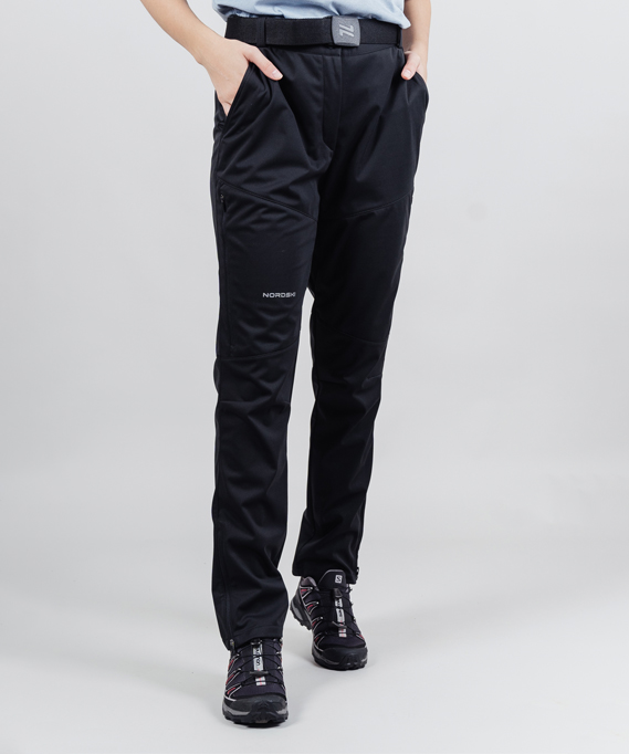 Брюки жен. Nordski TREKKING W NSW779  (100, черный, 42-L) Брюки жен. Nordski TREKKING W NSW779  (100, черный, 42-L)