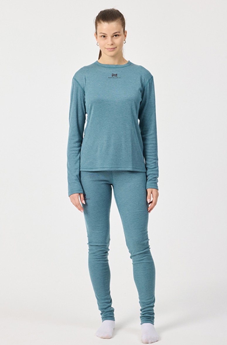 Комплект термобелья женский, Nordski Soft W NSW388  (44-XL, зеленый)