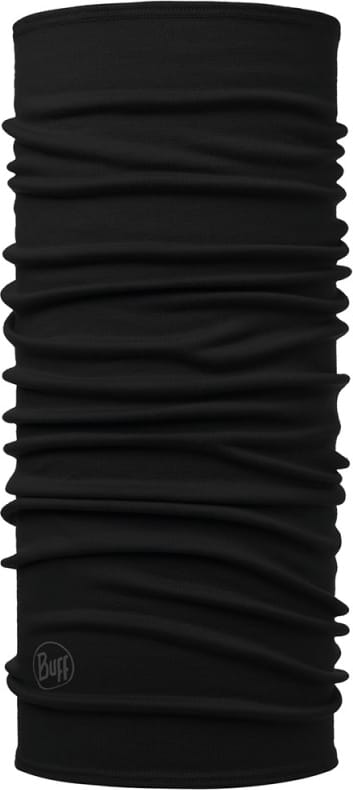 Изображение бандана buff midweight merino wool solid black 113023  в интернет-магазине Travers