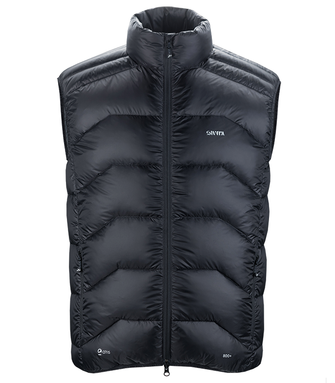 Жилет пух муж. Sivera ГРИДЬ  (чёрный, 48/176)