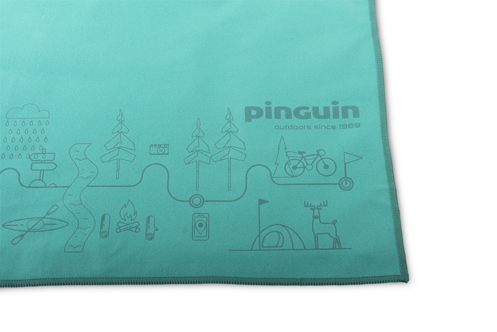 Полотенце Pinguin TOWEL MICRO MAP (75-150см, petrol) Полотенце Pinguin TOWEL MICRO MAP (75-150см, petrol)